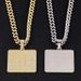 Hip Hop Shiny Cuban Chain Exaggerated Graphic Full Diamond Pendant Necklace_ipsvogv.com