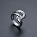 Unisex Ins Style Internet Celebrity Ring Female Niche Electroplating Color Preserving Index Finger Ring Irregular Opening Adjustable_ipsvogv.com