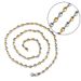 53cm High-end Men's And Women's 316L Alloy Jewelry, Coffee Beans, Pearl Chain Necklace In Three Colors To Choose From_ipsvogv.com