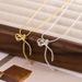 Ribbon Bow Necklace For Women High-End 2024 New Light Luxury Niche Summer Dress Collarbone Chain Accessory_ipsvogv.com