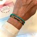 Bohemian Natural Stone Bead Bracelet Men's Hand Jewelry Versatile Elastic Bracelet Set_ipsvogv.com