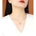 Mobius Pendant Sterling Silver Necklace Women's Heart-Shaped Collarbone Chain Ins Style First Jewelry Accessories Valentine's Day Gift_ipsvogv.com