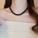 New Chinese Style Black Round Bead Necklace With Niche Design, Versatile Collarbone Chain, Simple, Fashionable, High-end_ipsvogv.com
