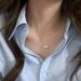 Silver Ribbon Bow Necklace 2024 New Clavicle Chain For Women High-end Simple Niche Neck Accessory_ipsvogv.com