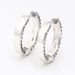 Women's Jewelry Silver Plated Single Row Earrings Fashionable Elegant Zirconia Earrings Birthday Gifts_ipsvogv.com
