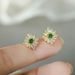 Cao Shi Luxury Flower Earrings Female Elegant Temperament French Jewelry Fashion Small Crowd_ipsvogv.com