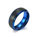 Carbide tungsten steel matte brushed two color ring ring men's light luxury style tungsten gold index finger hand jewelry_ipsvogv.com