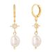 Women’s Jewelry Set Fashion Hot Sales Real Gold Brass Electroplating Simple And Fashionable Irregular Pearl Pendant Earrings Elegant Earrings_ipsvogv.com