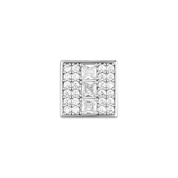 Square Full Diamond Square Diamond Earrings For Women Korean Version Simple Fashion Small Earrings Popular Temperament Gold Earrings_ipsvogv.com
