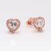 Rose Gold New Noble Heart Earrings Full Diamond Fashion Temperament Retro Heart Shaped Earrings Female Gift_ipsvogv.com