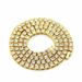 European And American Hip-hop Men's Single-row Alloy Rhinestone Tennis Necklace, Popular Jewelry_ipsvogv.com