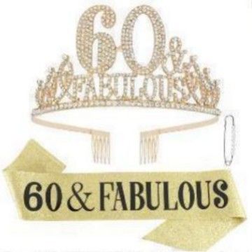 Large Alloy Full Diamond Digital Crown 40 50 80th Birthday Headband Etiquette Belt Crown Shoulder Strap Belt Set_ipsvogv.com