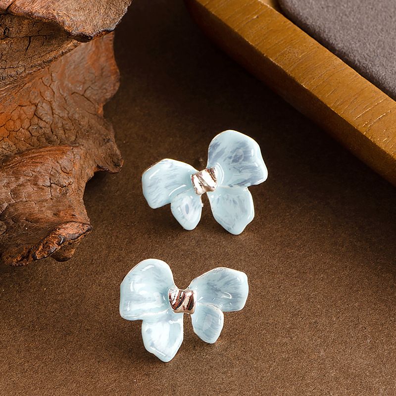 French Style Light Luxury Elegant Sweet Small Fragrance Wind Drip Oil Butterfly Orchid Feminine Temperament Simple And_ipsvogv.com