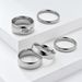 Men's Jewelry Simple Cold Neutral Style High Grade Smooth Titanium Steel Tail Ring Ring Men And Women Stainless Steel Plated K Gold Hand Jewelry_ipsvogv.com