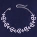 Fashion Simple Crescent-shaped Leaf Anklet Niche Design All-match Diamond Foot Decoration for Women Anklet_ipsvogv.com