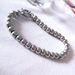 Shiny Polished Stainless Steel Men Women Round-beads Round Buckle Braclet_ipsvogv.com