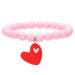 Children's Bracelet Set Ins Style Cartoon Dopamine Style Love Rainbow Stacking Hand Beaded Bracelet_ipsvogv.com