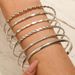 Irregular Punk Stacking Bracelet Combination Diamond Twisted Smooth Bracelet Female 6 Piece Set_ipsvogv.com