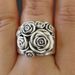 Cao Shi Classic Alloy Flower Women's Ring Hand Jewelry_ipsvogv.com