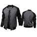 Men's Clothing supply new large pocket leather sleeve men's baseball jacket stand collar jacket J04_ipsvogv.com