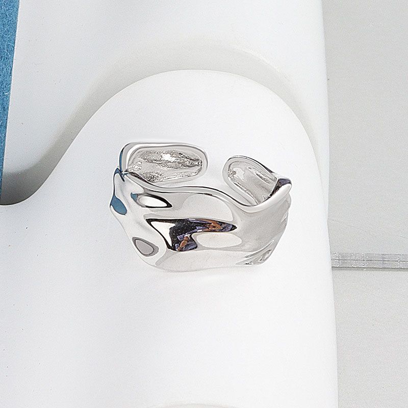 Adjustable Plain Ring Ring, Women's Opening, Men's Jewelry, Simple And Personalized Opening_ipsvogv.com
