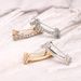 Anti exposure smile brooch fashion exquisite metal diamond accessories shirt clothing collar simple versatile pin_ipsvogv.com