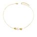 Geometric light luxur stle women's long necklace versatile string pearl pleated design niche collarbone chain_ipsvogv.com