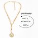 Temperament, Exotic Bohemian Portrait Pendant, Fashion Necklace, Female 12410_ipsvogv.com
