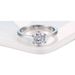 Fashionable and simple female ring Zircon micro inlaid platinum plated female engagement ring_ipsvogv.com