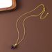 Simple acorn natural amethyst necklace pendant, summer women's high-end accessory necklace, collarbone chain_ipsvogv.com