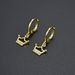 Unisex Hollow Crown Earrings Inlaid With Diamond Zircon CZ Female Earrings Simple Light Luxury Female Earrings Gold And Silver_ipsvogv.com