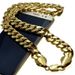 Heavy Solid Men's Vacuum Plating Cuban Curb Chain Necklace N276_ipsvogv.com