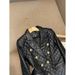 Women's Clothing Black short shoulder pads small casual suit leather jacket suit jacket female pu leather jacket female jacket _ipsvogv.com