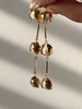 Women’s Jewelry Set Fashion Niche INS Titanium Steel VINTAGE Pearl Chalcedony Exquisite Earrings_ipsvogv.com