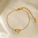 Women’s Jewelry Set Fashion Simple Love Pendant Chain Bracelet Female Personality Fashion Electroplated Stainless Steel Bracelet S_ipsvogv.com
