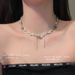 Stone White Moonlight Zircon Necklace For Women In Summer Sweet, Cool, And ! Spicy Girl With Internet Red Accessories, Sweet, Cool, Accessories,_ipsvogv.com