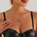 Simple Hollow Sun And Moon Couple Necklace, Sun, Moon And Stars Collarbone Chain Set Necklace_ipsvogv.com