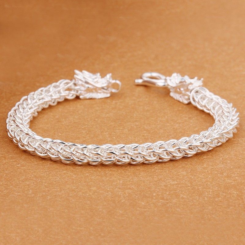 Bracelet Men Lantern Chain Dragon Head Fashion Hip-Hop Trendy Men's High-End Sense Jewelry Gift For Boyfriend_ipsvogv.com