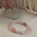 Huatang Spring New Chinese Girl Heart Powder Cat Eye Bracelet Natural Agate Little Rabbit Strawberry Crystal Dongling_ipsvogv.com