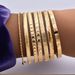 Retro Personality Exaggerated Wide Bracelet Gold Glossy Multi Element Bracelet Set Bracelet_ipsvogv.com