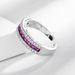 Instagram Style Full Luxury Diamond Opening Fashionable Temperament Row Ring Female Jewelry_ipsvogv.com