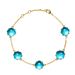 Women's Jewelry AB With Inlaid Crystal Five Flower Bracelet Original Cut Surface With Artificial Crystal Boutique Hand Jewelry Bracelet_ipsvogv.com