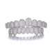 Christmas Hip Hop Braces Jewelry 14K Real Gold Electroplated Copper Zirconium Tooth Ornaments Exaggerated Rap Props Braces Accessories_ipsvogv.com