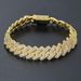2023 New Selg Hip Hop Inlaid With Water Hand Decoration Men's Bar Cuban Chain 14mm Dia Personalized Bracelet_ipsvogv.com