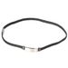 Leather Woven Men's Bracelet Bangle Simple Fashion Style Titanium Steel Jewelry_ipsvogv.com