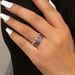 Fashion OL style women's personality, versatile crown, niche design ring, simple index finger ring_ipsvogv.com