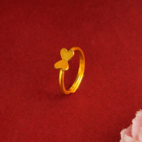 Vietnamese Sand Gold Ring, Ring For Women, Long-lasting Color Retention, Niche, High-end, Light Luxury, Instagram Style,_ipsvogv.com