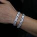 Men's Jewelry Round Square Zircon Hip Hop Couple Bracelet Fashion Trend Brand Hip Hop Jewelry_ipsvogv.com