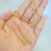 Vietnamese Sand Gold Women's Necklace Water Wave Chain Chopin Chain Brass Vacuum Electroplating Simulated Gold Chain Gold Shop Same Style_ipsvogv.com