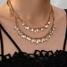 French Style Multi-layer Pearl Water Droplet Pendant Tassel Necklace For Light Luxury And High-end Jewelry_ipsvogv.com